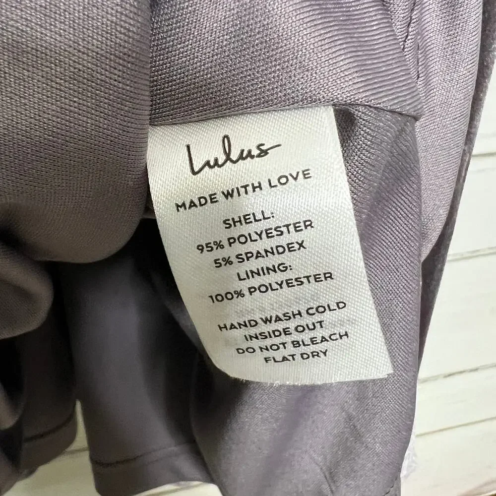 Lulu's Mauve Velvet V-Neck Maxi Dress - Picture 4 of 11